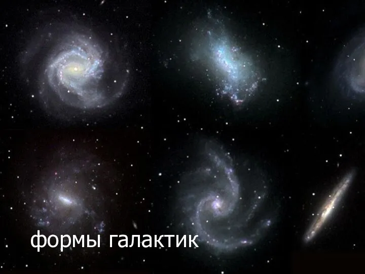 формы галактик
