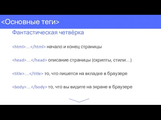 Фантастическая четвёрка … начало и конец страницы … описание страницы (скрипты,