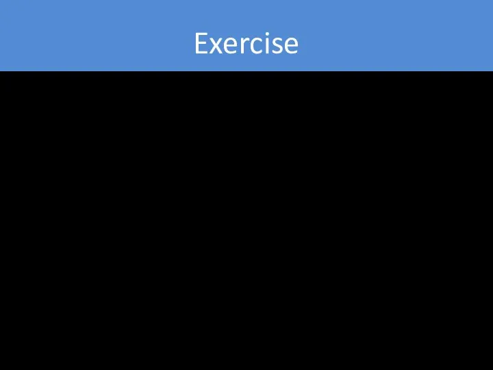 Exercise Solution of benzene (5.00 µL) in methanol with concentration 10