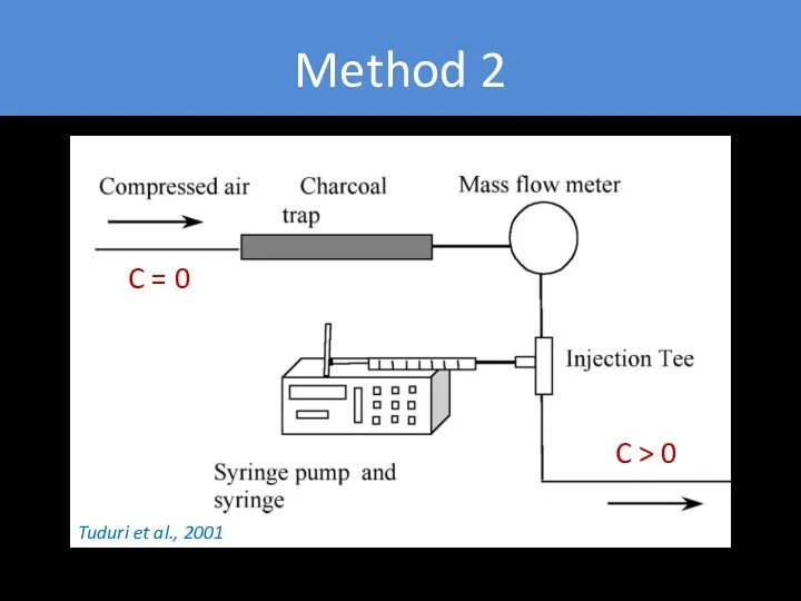 Method 2 C = 0 C > 0 Tuduri et al., 2001