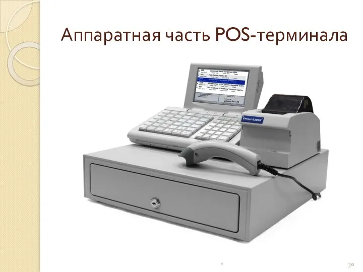 Аппаратная часть POS-терминала *