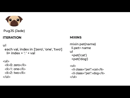 ITERATION ul each val, index in ['zero', 'one', 'two'] li= index