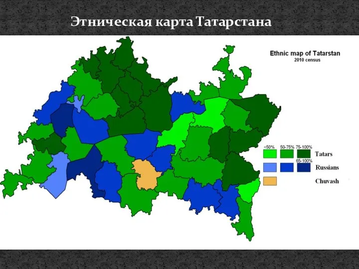 Этническая карта Татарстана