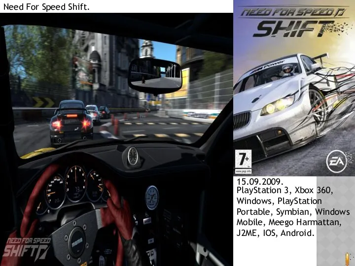 Need For Speed Shift. 15.09.2009. PlayStation 3, Xbox 360, Windows, PlayStation