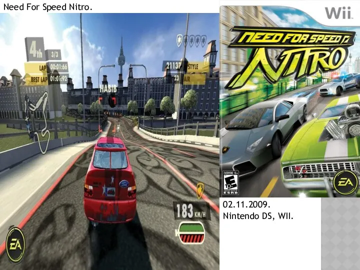 Need For Speed Nitro. 02.11.2009. Nintendo DS, WII.