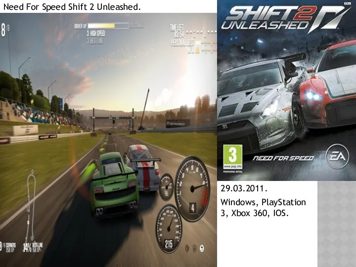 Need For Speed Shift 2 Unleashed. 29.03.2011. Windows, PlayStation 3, Xbox 360, IOS.