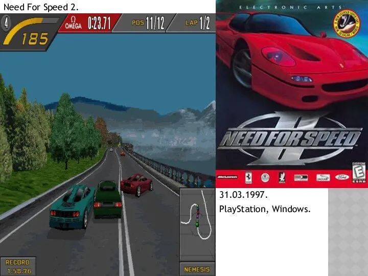 Need For Speed 2. 31.03.1997. PlayStation, Windows.