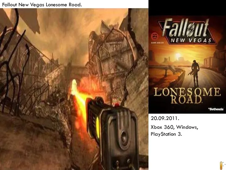 Fallout New Vegas Lonesome Road. 20.09.2011. Xbox 360, Windows, PlayStation 3.