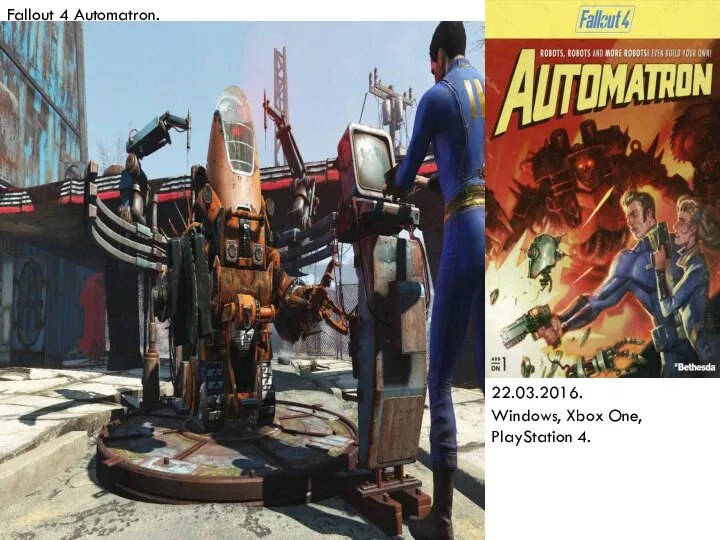 Fallout 4 Automatron. 22.03.2016. Windows, Xbox One, PlayStation 4.