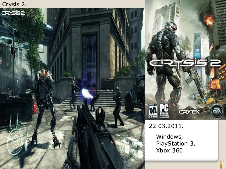 Crysis 2. 22.03.2011. Windows, PlayStation 3, Xbox 360.