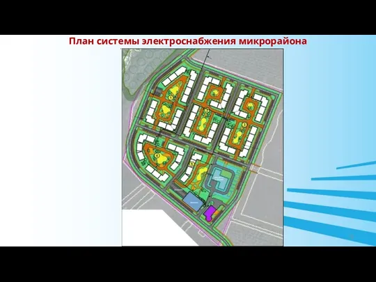 План системы электроснабжения микрорайона