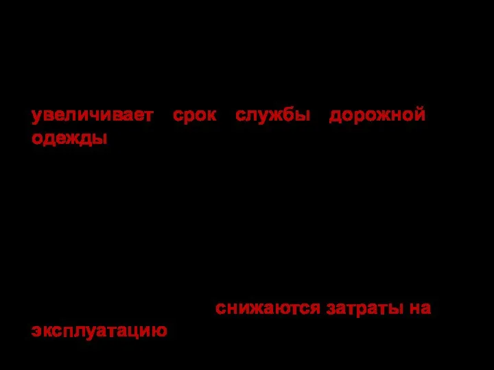 Армирование дорожных одежд Армирование асфальтобетонных слоёв увеличивает срок службы дорожной одежды,