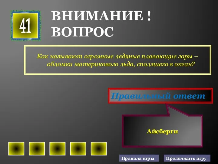 Как называют огромные ледяные плавающие горы – обломки материкового льда, сползшего