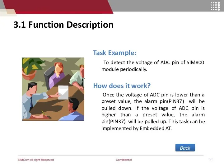 3.1 Function Description Task Example: To detect the voltage of ADC