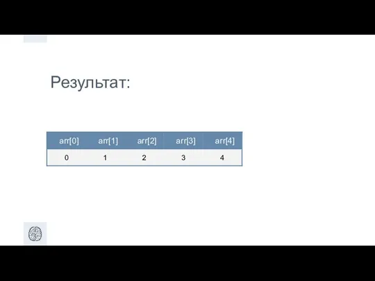 Результат: