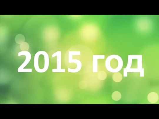 2015 год