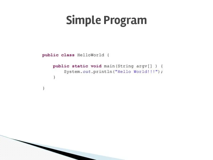 Simple Program