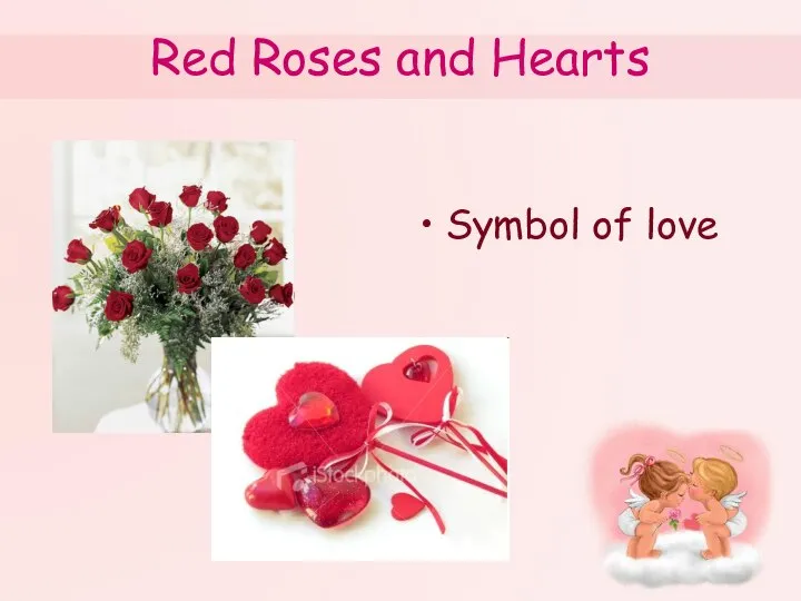 Red Roses and Hearts Symbol of love