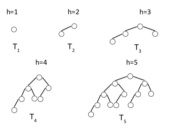 h=1 h=2 h=3 h=4 h=5 Т1 Т2 Т3 Т5 Т4