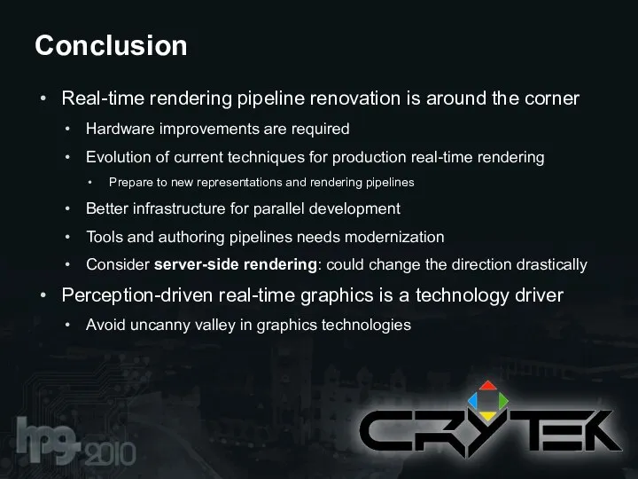 Real-time rendering pipeline renovation is around the corner Hardware improvements are