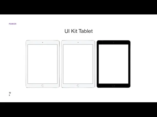 UI Kit Tablet