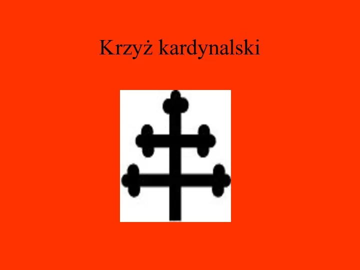Krzyż kardynalski