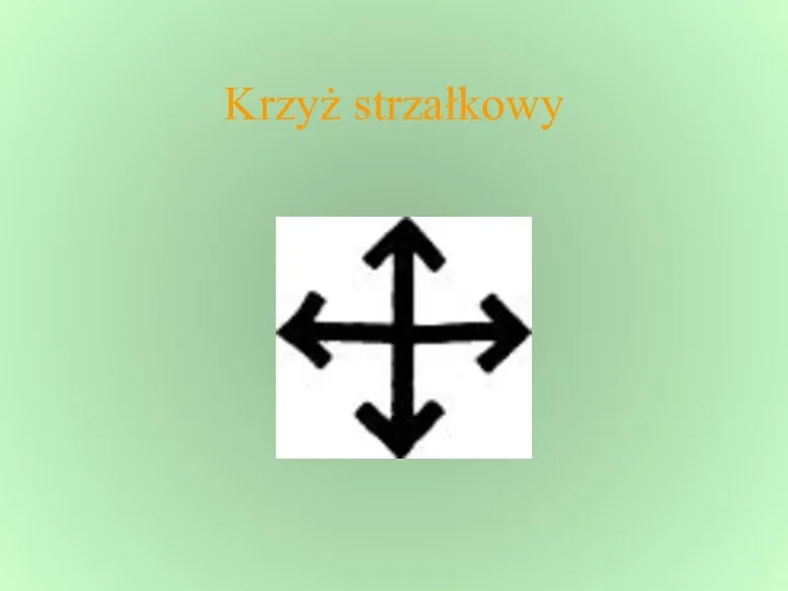 Krzyż strzałkowy