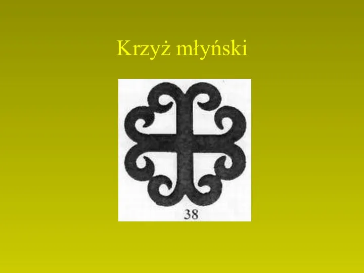 Krzyż młyński