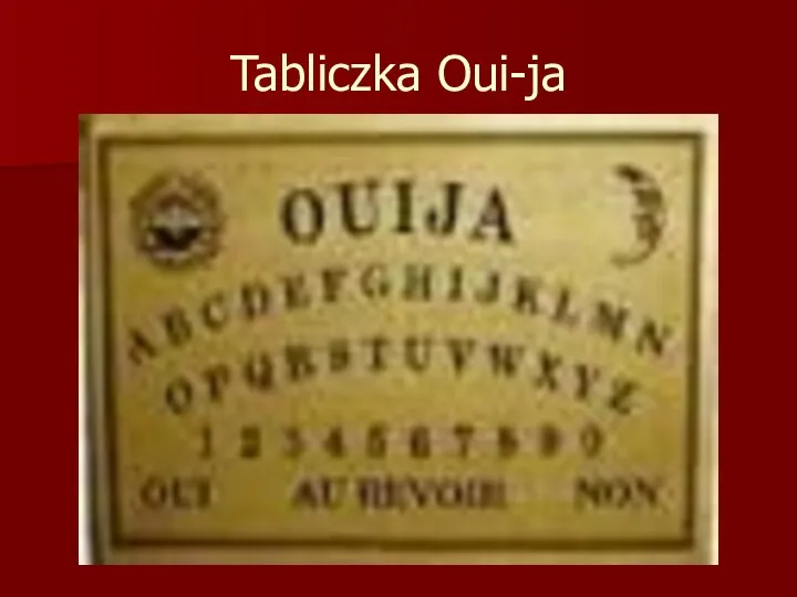 Tabliczka Oui-ja