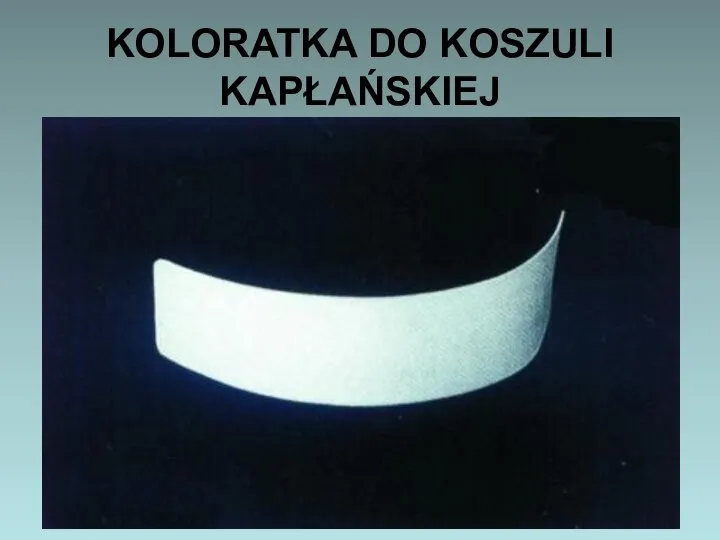 KOLORATKA DO KOSZULI KAPŁAŃSKIEJ