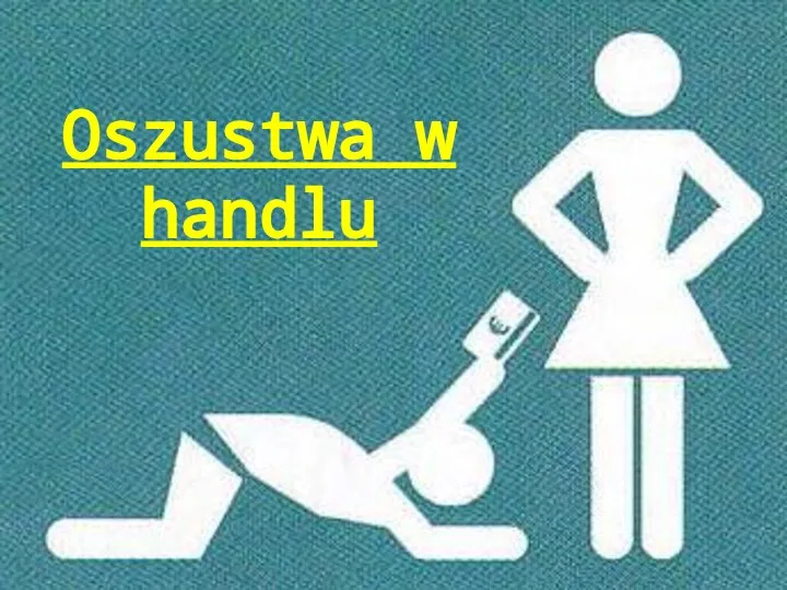 Oszustwa w handlu