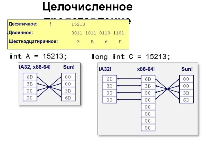 Целочисленное представление