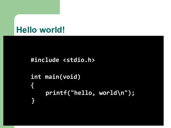 Hello world!