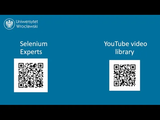 Selenium Experts YouTube video library
