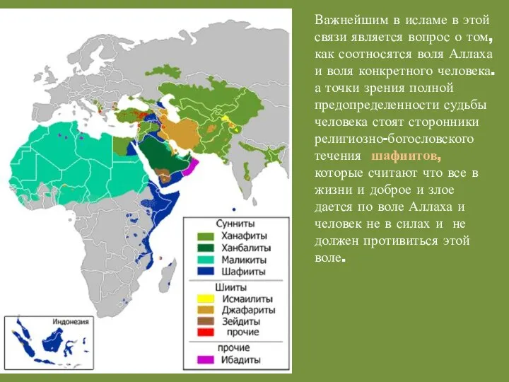 Важнейшим в исламе в этой связи является вопрос о том, как