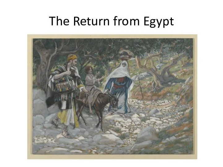The Return from Egypt