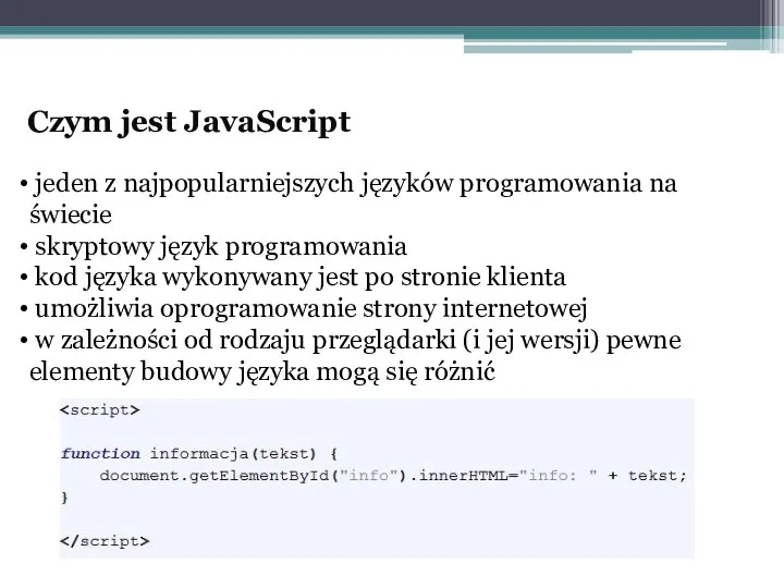 Czym jest JavaScript jeden z najpopularniejszych języków programowania na świecie skryptowy