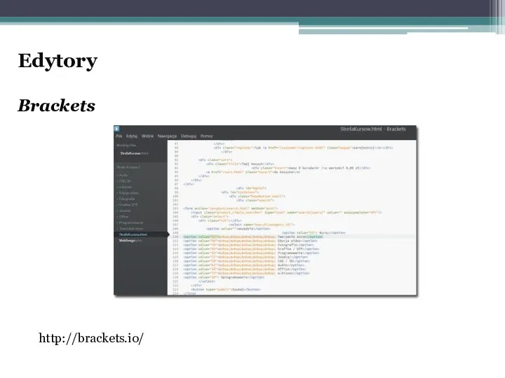 Edytory Brackets http://brackets.io/