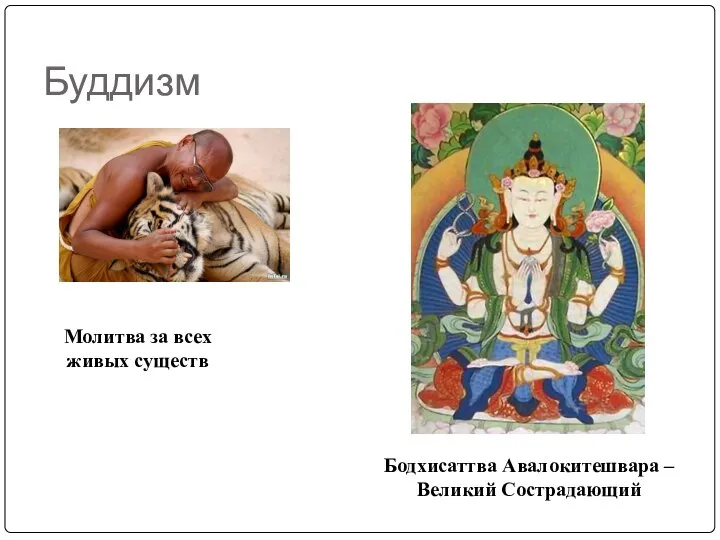 Буддизм Молитва за всех живых существ Бодхисаттва Авалокитешвара – Великий Сострадающий