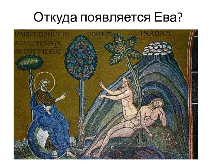 Откуда появляется Ева?