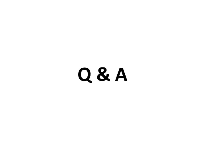 Q & A