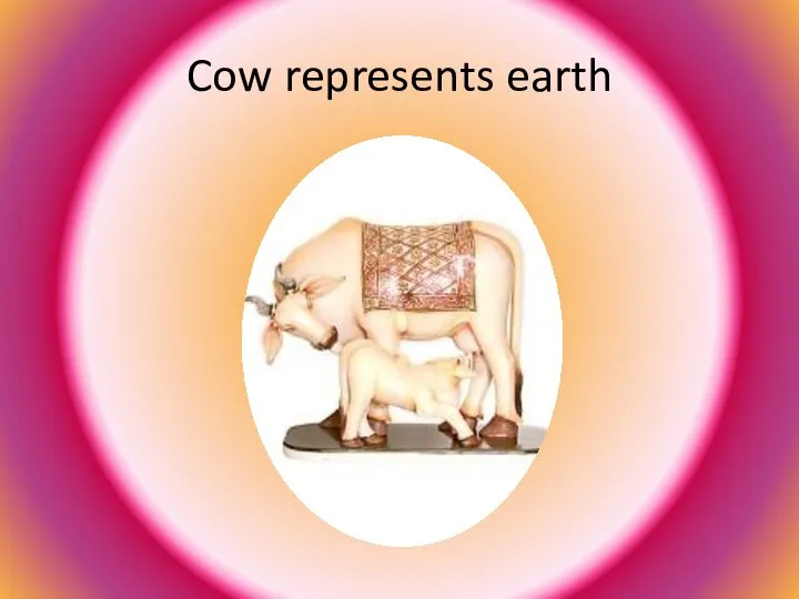 Cow represents earth