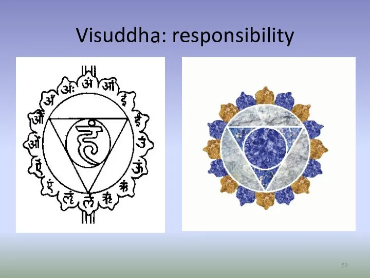 Visuddha: responsibility