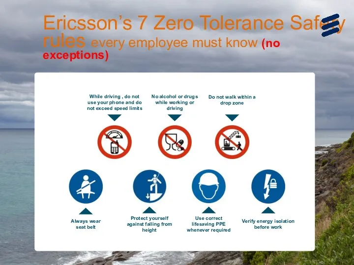 Ericsson’s 7 Zero Tolerance Safety rules every employee must know (no exceptions)