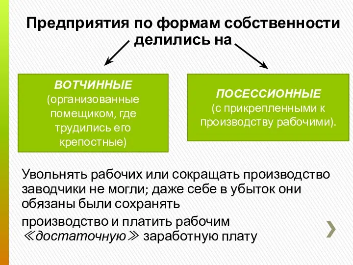 Предприятия по формам собственности делились на Увольнять рабочих или сокращать производство