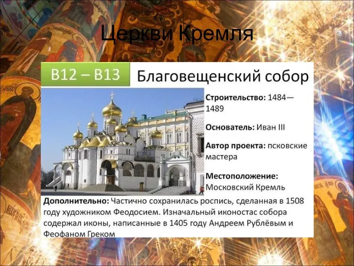Церкви Кремля