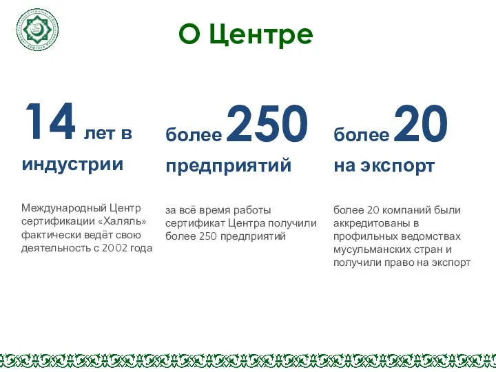 более 250 предприятий за всё время работы сертификат Центра получили более