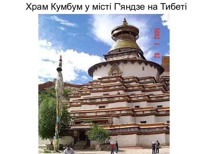 Храм Кумбум у місті Г'яндзе на Тибеті