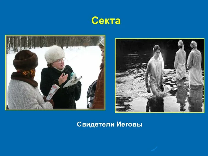 Секта Свидетели Иеговы