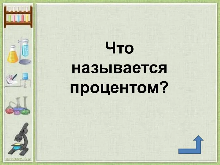 Что называется процентом?